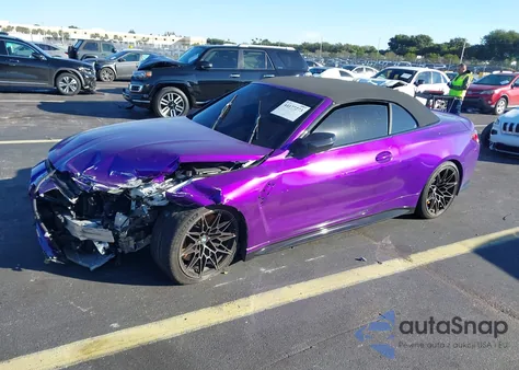 2024 BMW M4 Competition xDrive z USA, uszkodzony, nr VIN WBS33BA06RCR85343